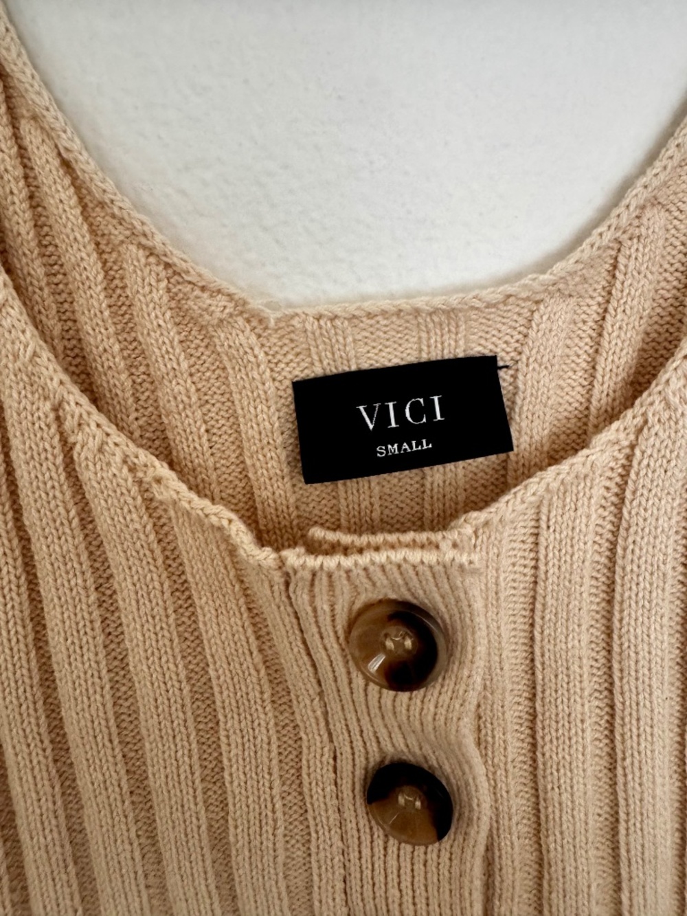 Vici Ribbed Tank - Picture 3 of 6